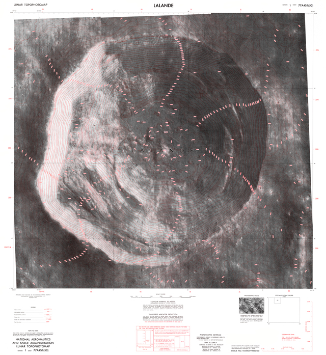 Lunar Topophotomap - Lalande