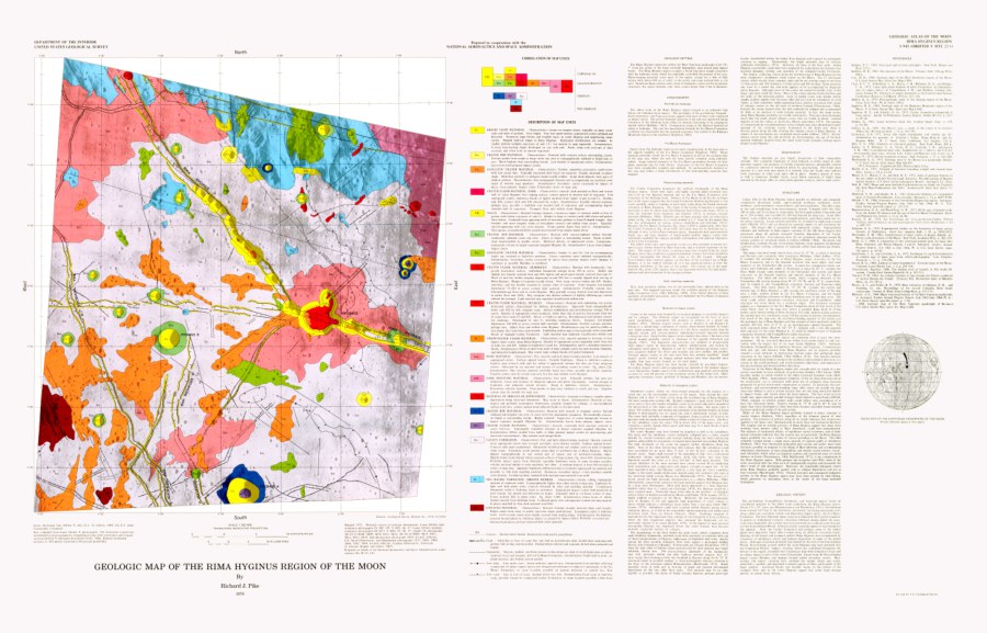 Geologic Map of the Rima Hyginus Region of the Moon
