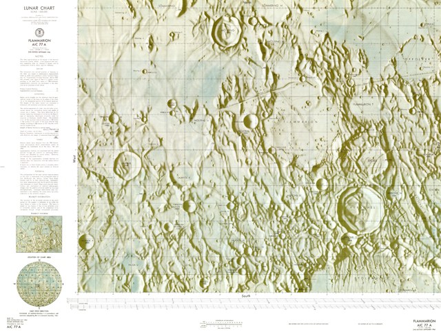 Lunar Chart - Flammarion