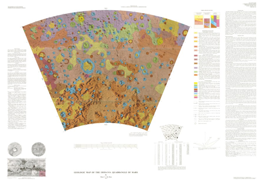 Geologic Map of the Eridania Quadrangle of Mars