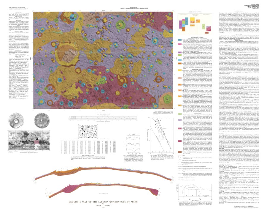 Geologic Map of the Iapygia Quadrangle of Mars