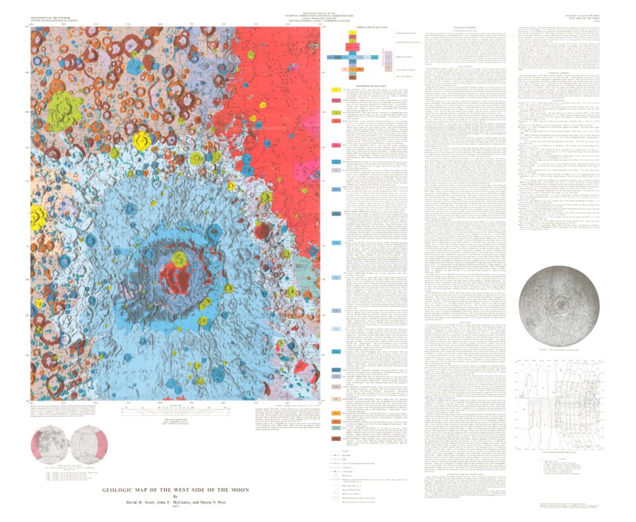 Geologic Map of the West Side of the Moon