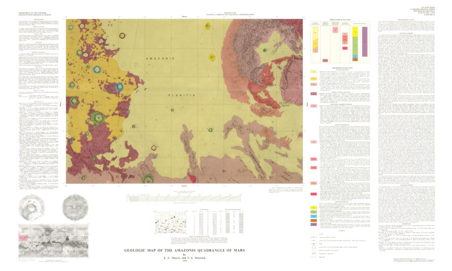 Geologic Map of the Amazonis Quadrangle of Mars