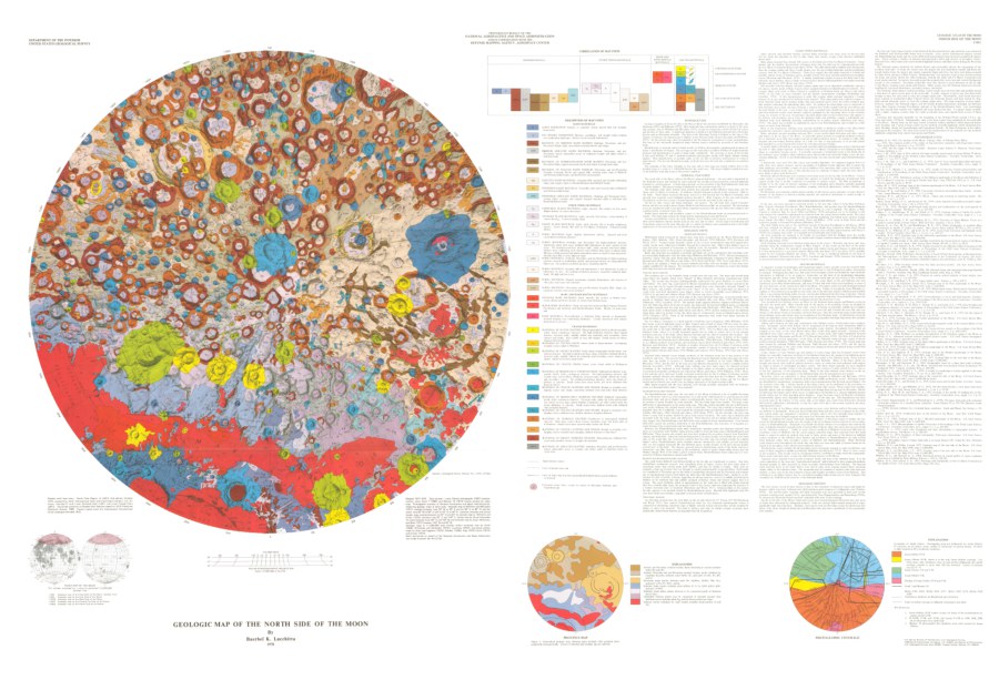 Geologic Map of the North Side of the Moon