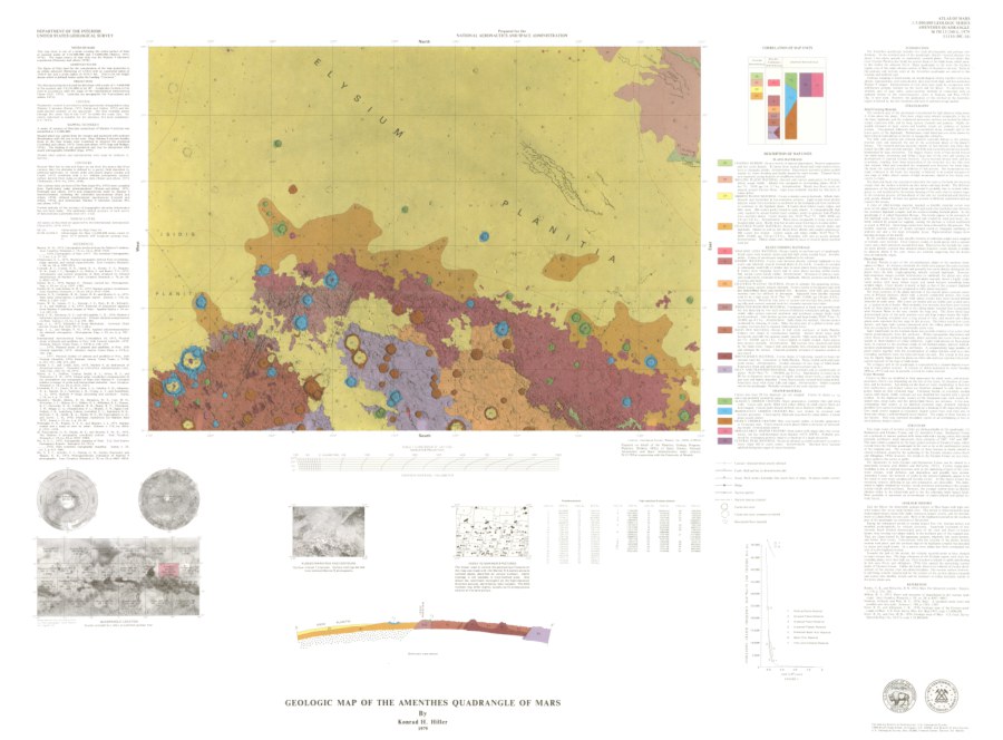 Geologic Map of the Amenthes Quadrangle of Mars