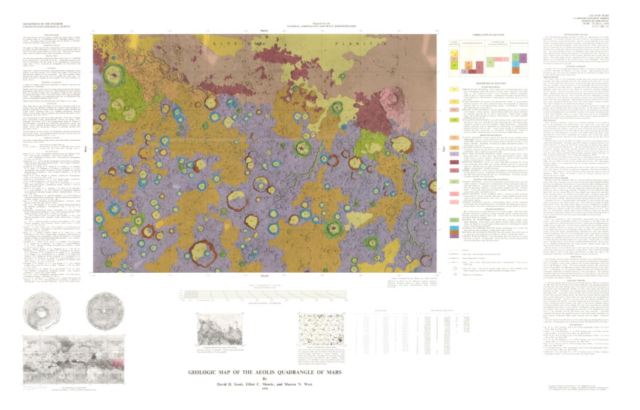 Geologic Map of the Aeolis Quadrangle of Mars