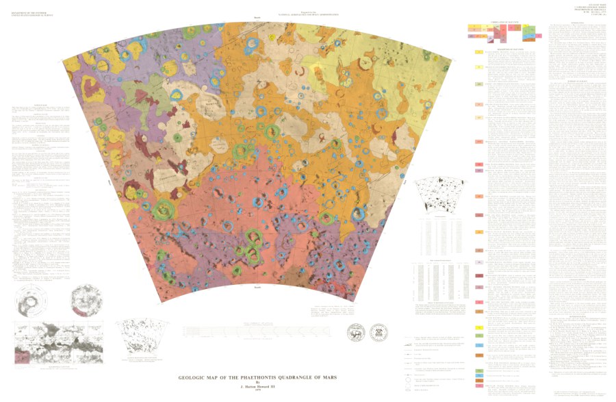 Geologic Map of the Phaethontis Quadrangle of Mars