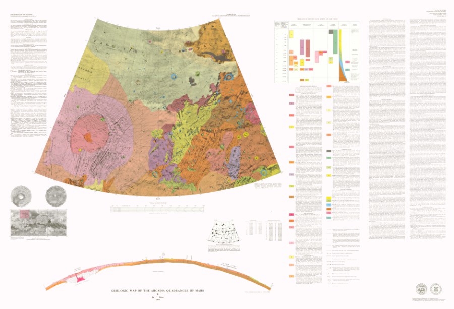 Geologic Map of the Arcadia Quadrangle of Mars