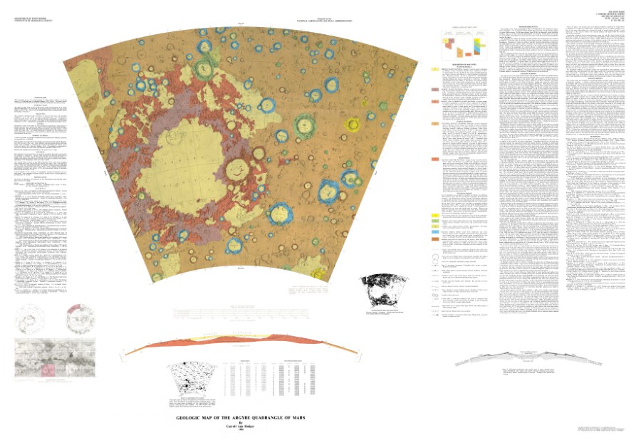 Geologic Map of the Argyre Quadrangle of Mars
