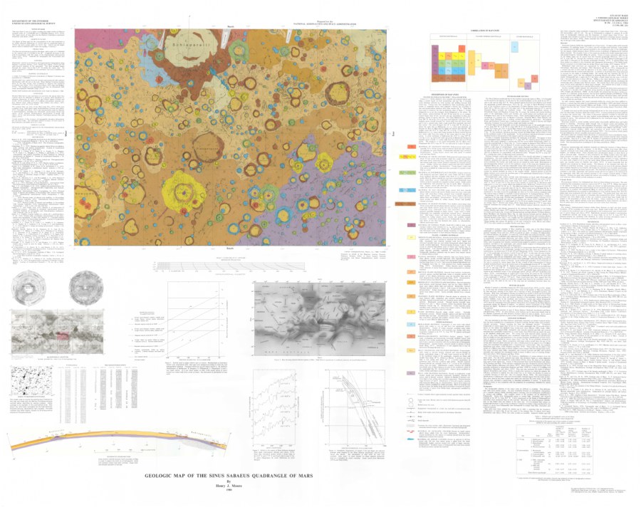 Geologic Map of the Sinus Sabaeus Quadrangle of Mars
