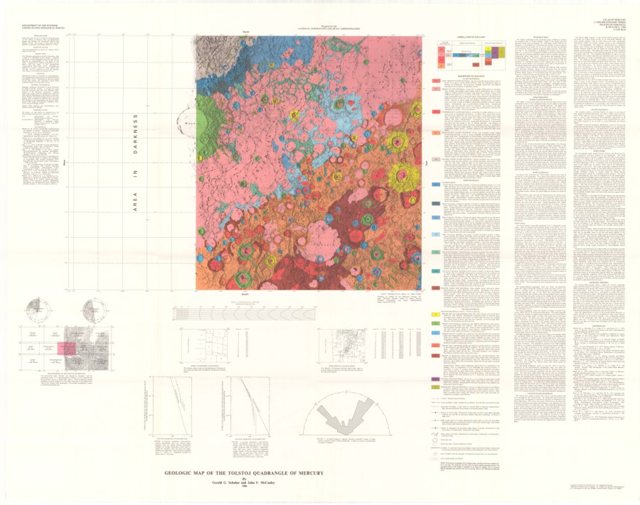 Geologic Map of the Tolstoj Quadrangle of Mercury