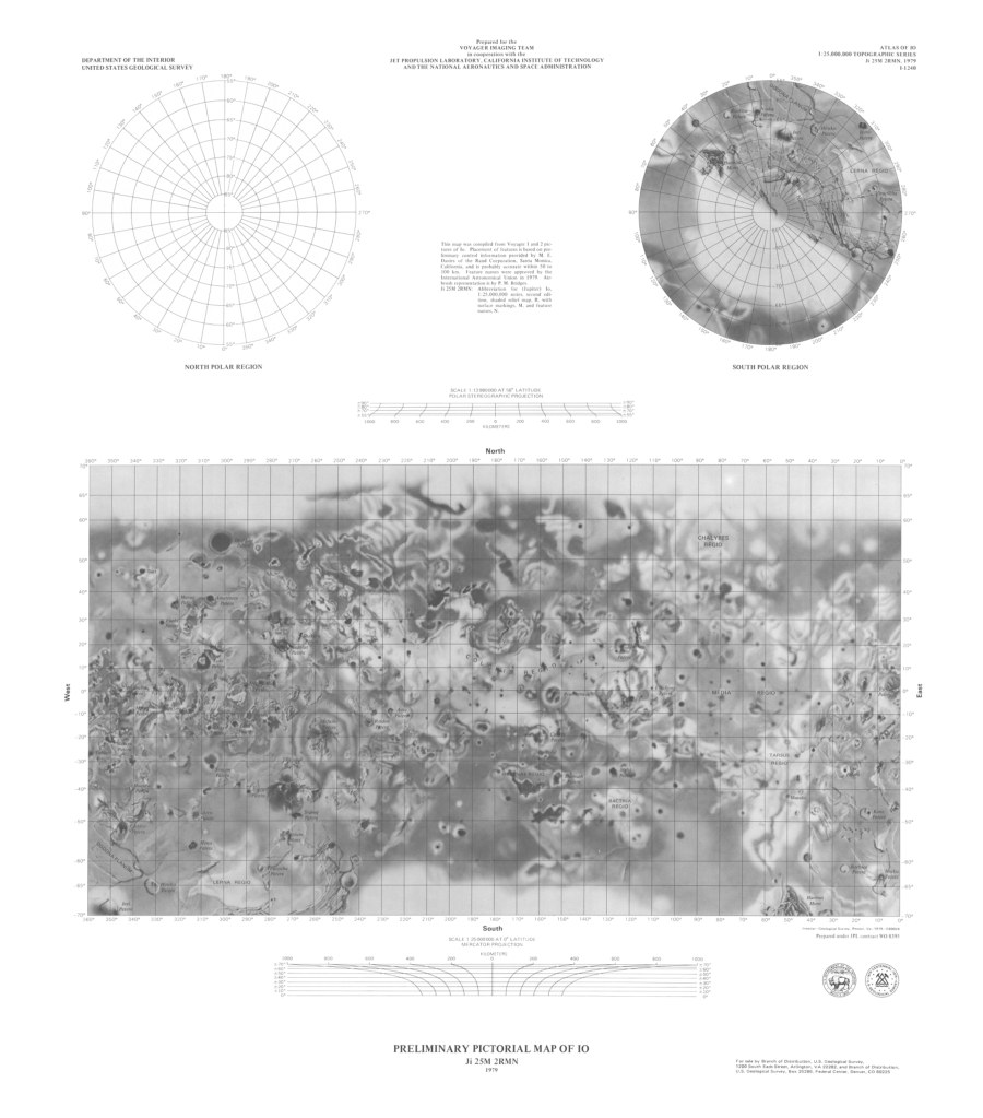 Preliminary Pictorial Map of Io