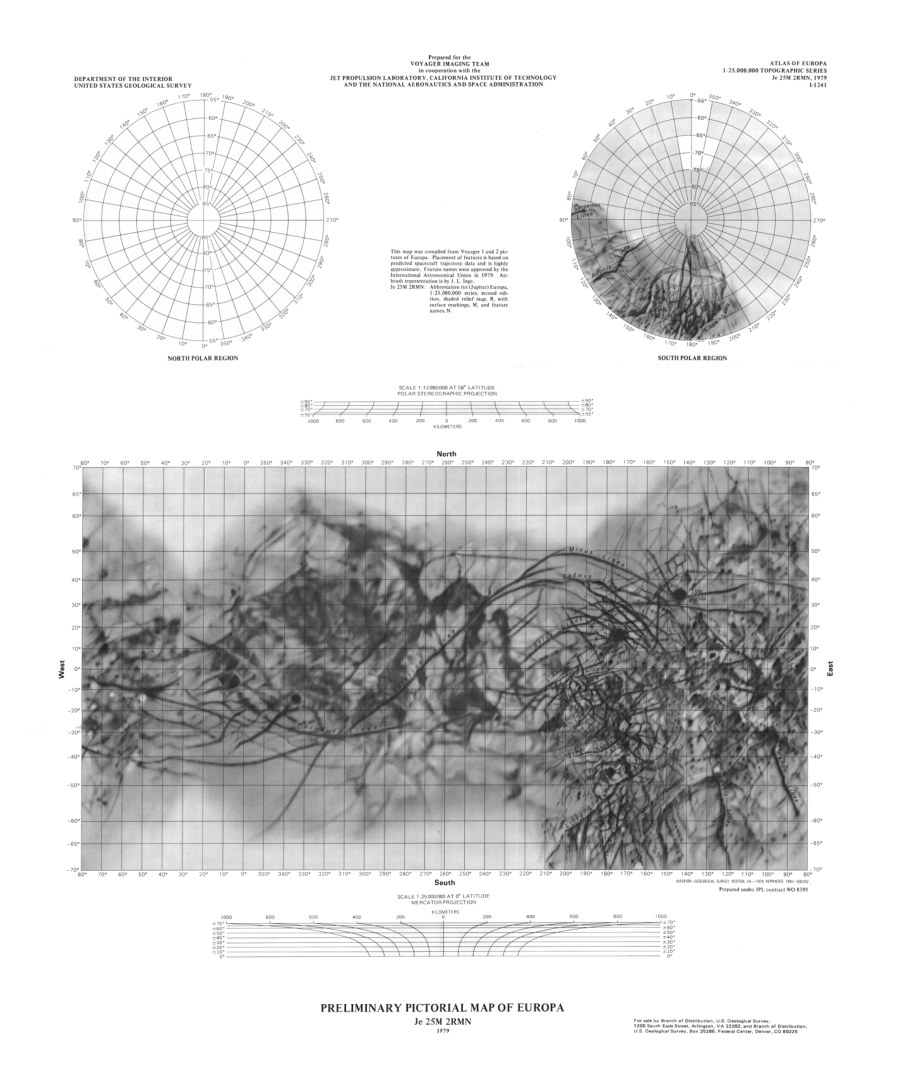 Preliminary Pictorial Map of Europa