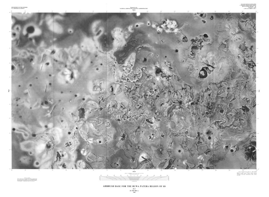 Airbrush Base for the Ruwa Patera Region of IO Sheet 2 of 2