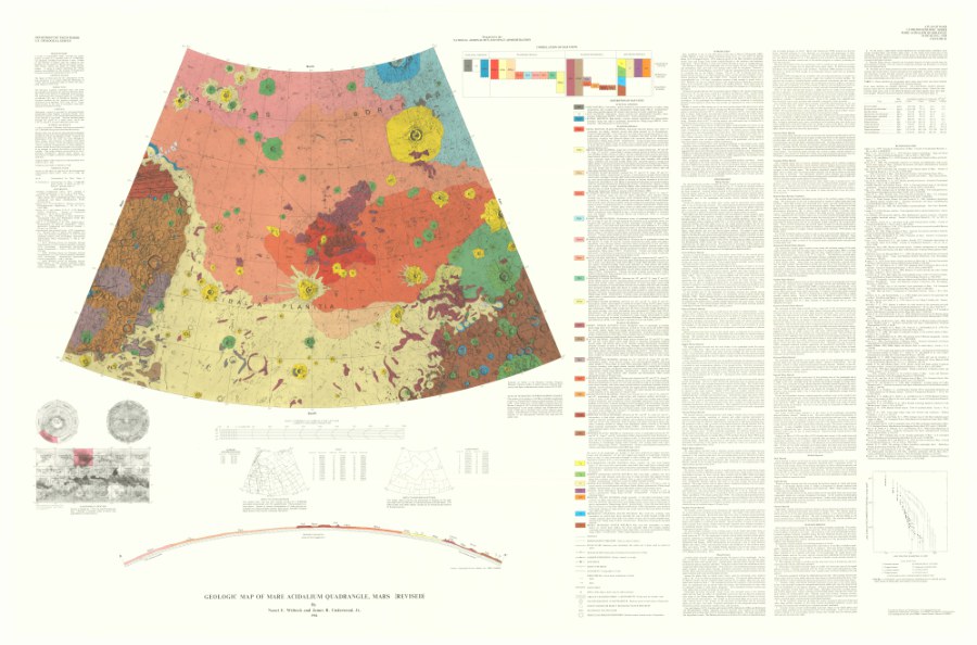 Geologic Map of the Mare Acidalium Quadrangle of Mars (Revised)