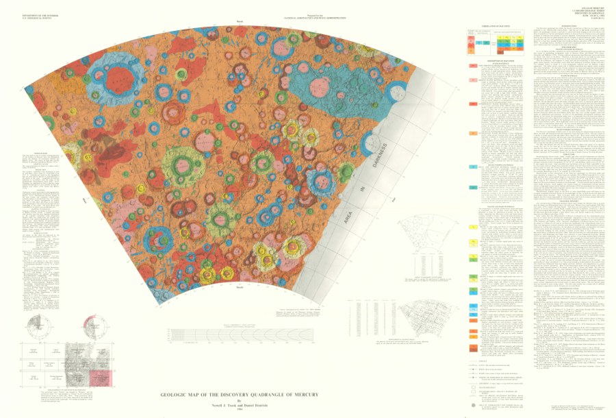 Geologic Map of the Discovery Quadrangle of Mercury