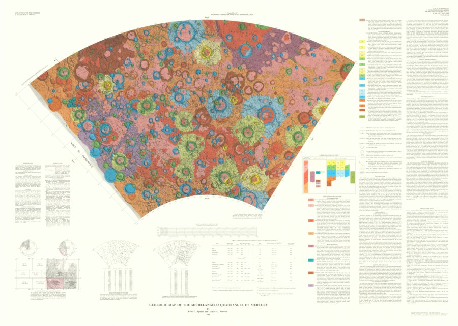 Geologic Map of the Michelangelo Quadrangle of Mercury