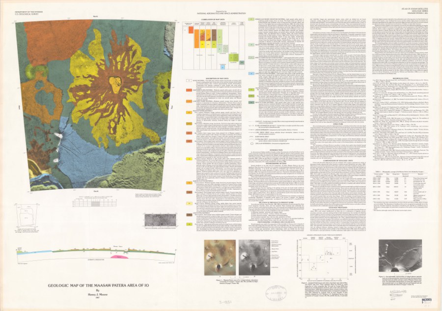 Geologic Map of the Maasaw Patera Area of Io