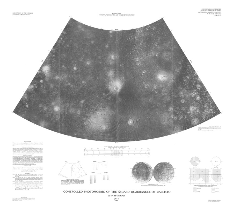 Controlled Photomosaic of the Asgard Quadrangle of Callisto