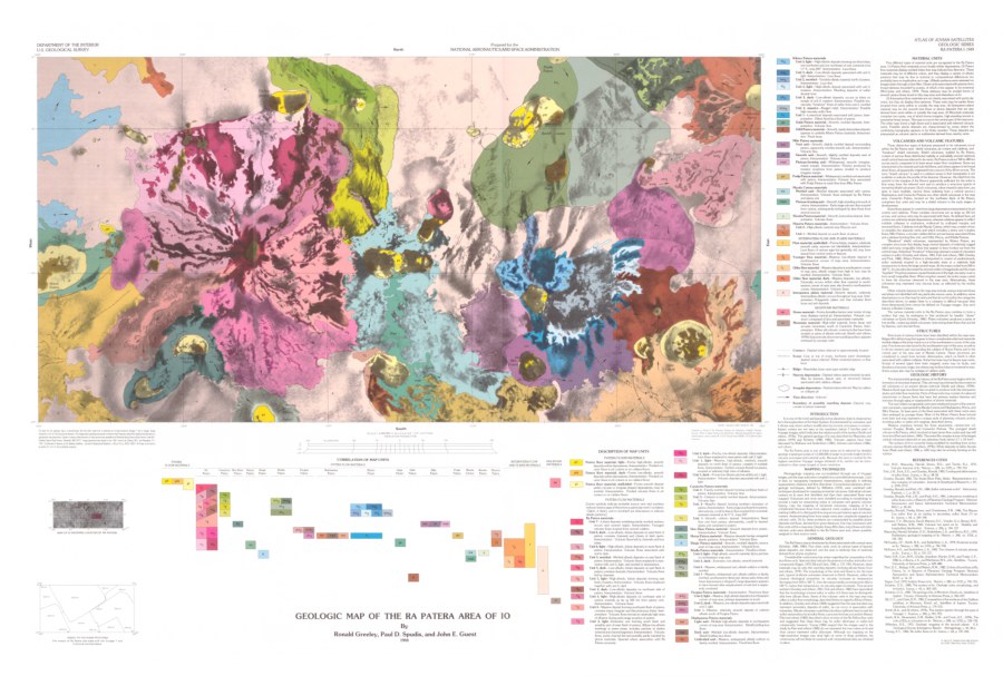 Geologic Map of the Ra Patera Area of Io