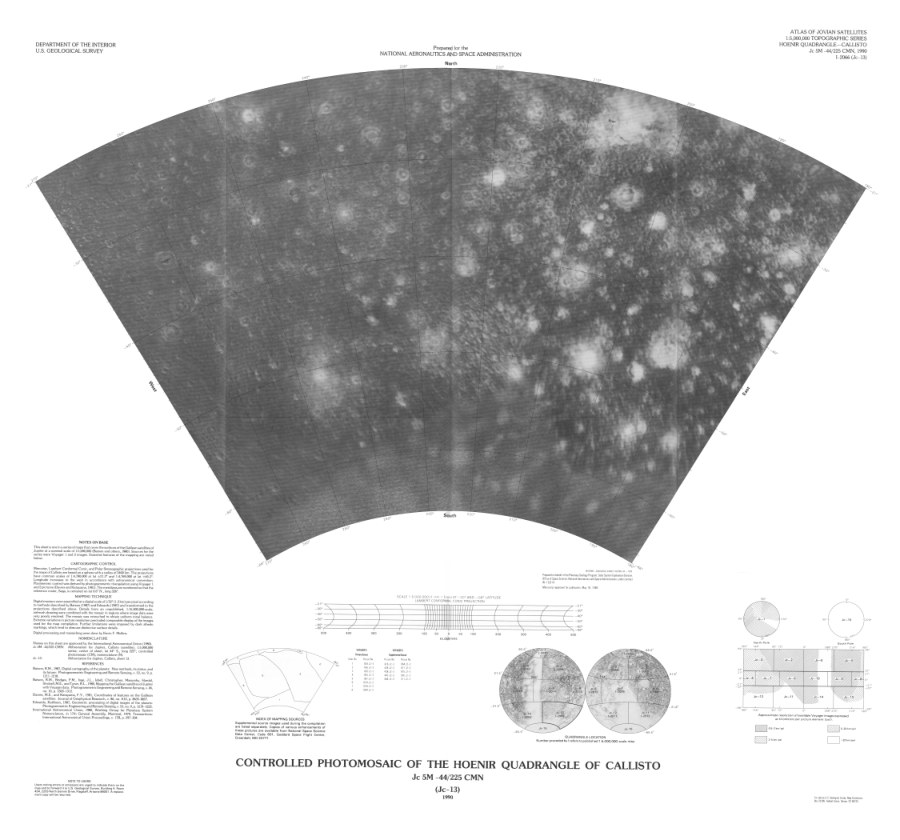 Controlled Photomosaic of the Hoenir Quadrangle of Callisto
