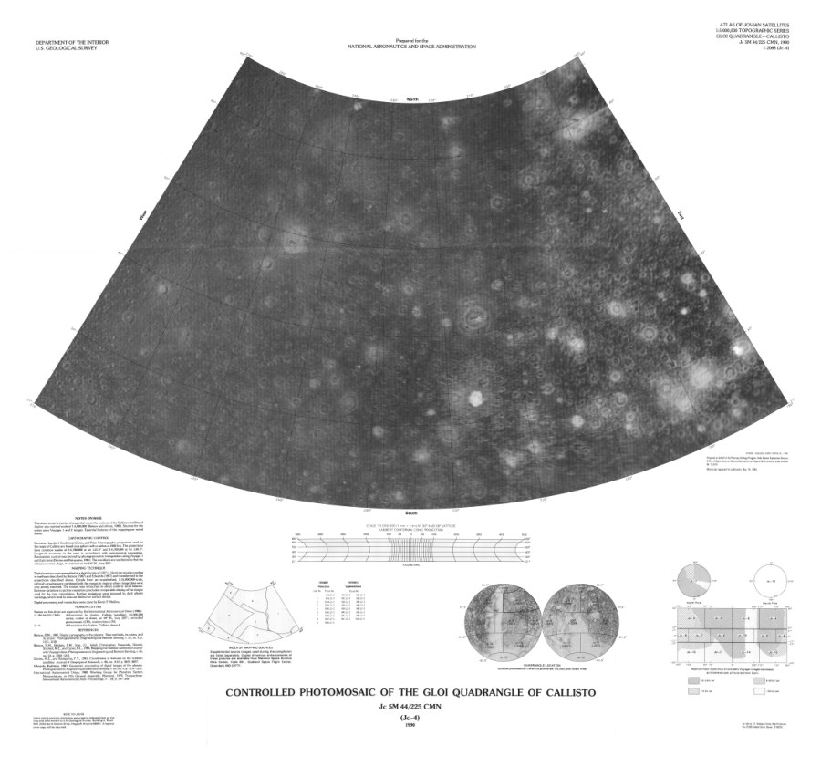 Controlled Photomosaic of the Gloi Quadrangle of Callisto