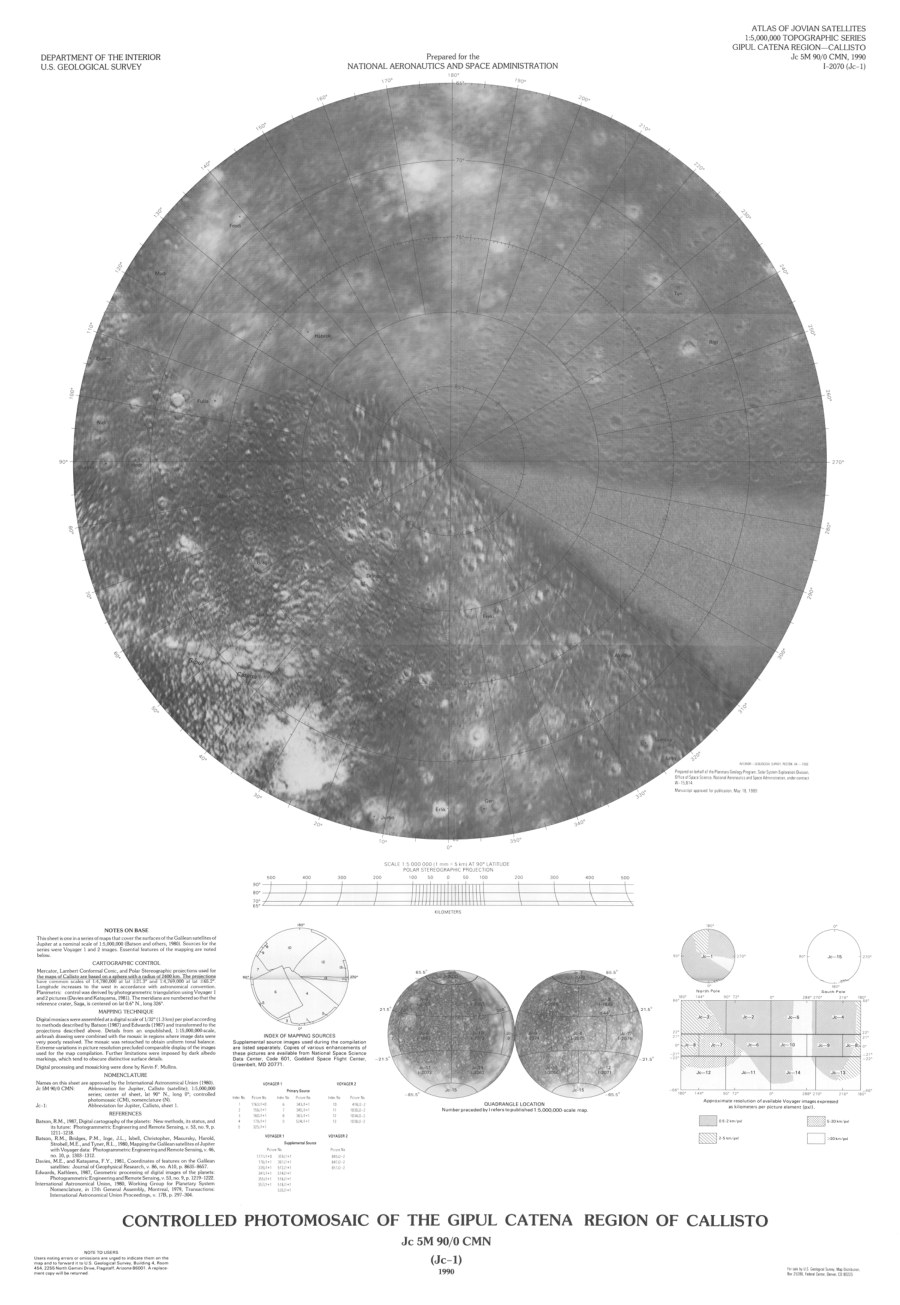 Controlled Photomosaic of the Gipul Catena Region of Callisto