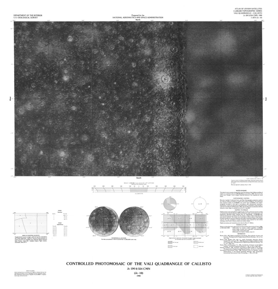 Controlled Photomosaic of the Vali Quadrangle of Callisto