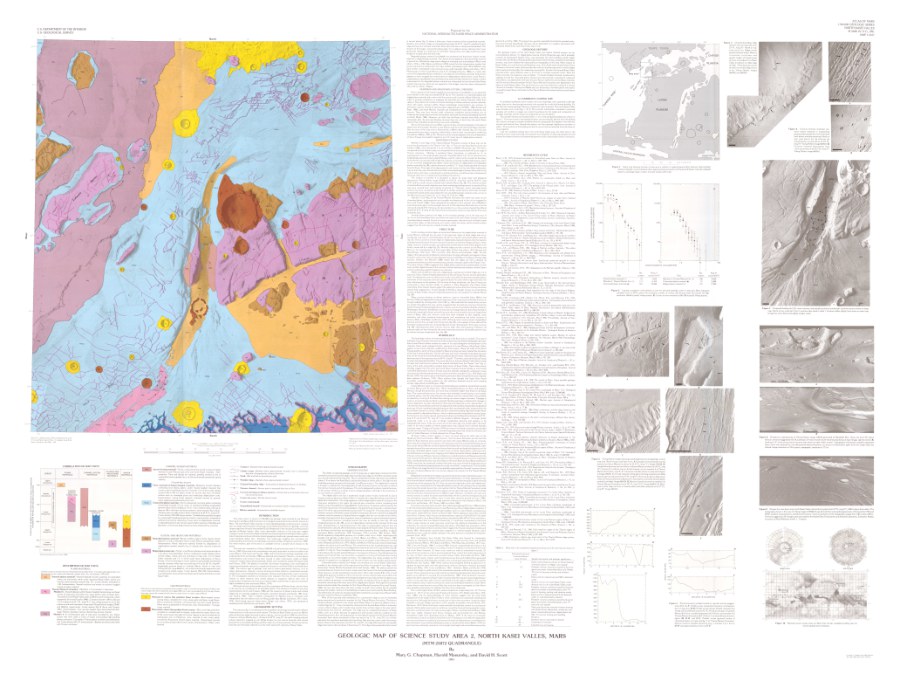 Geologic Map of Science Study Area 2, North Kasei Valles, Mars (MTM 25072 Quadrangle)