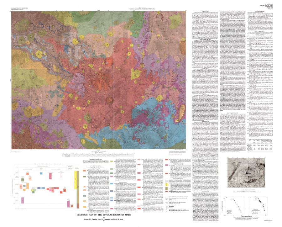 Geologic Map of the Elysium Region of Mars
