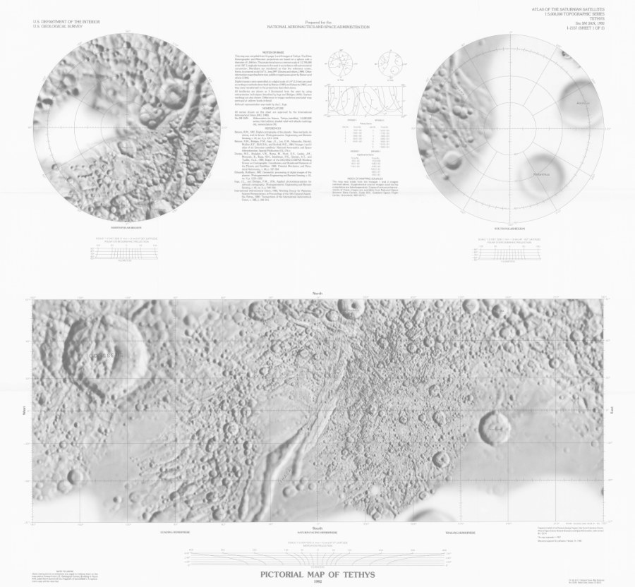 Controlled Photomosaic of Tethys