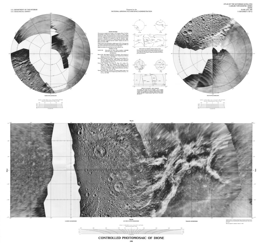 Pictorial Map of Dione