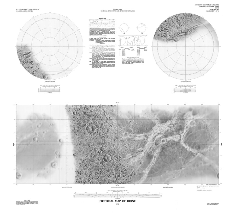 Pictorial Map of Dione