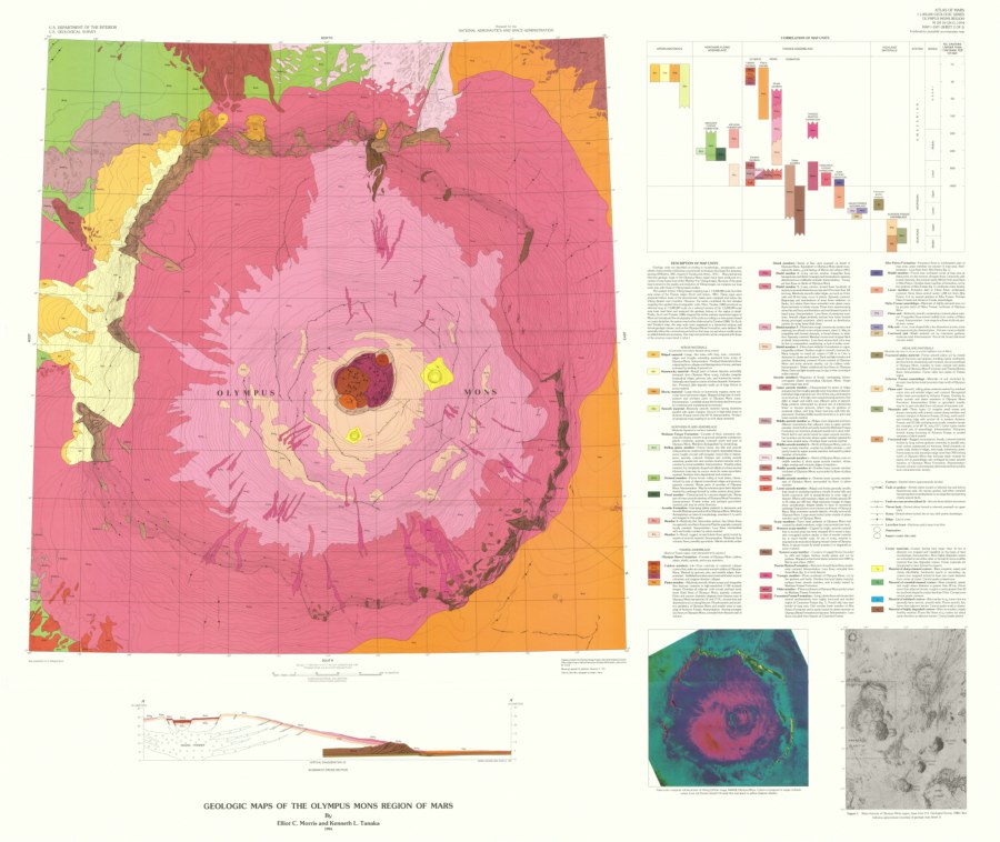 Geologic Maps of the Olympus Mons Region of Mars