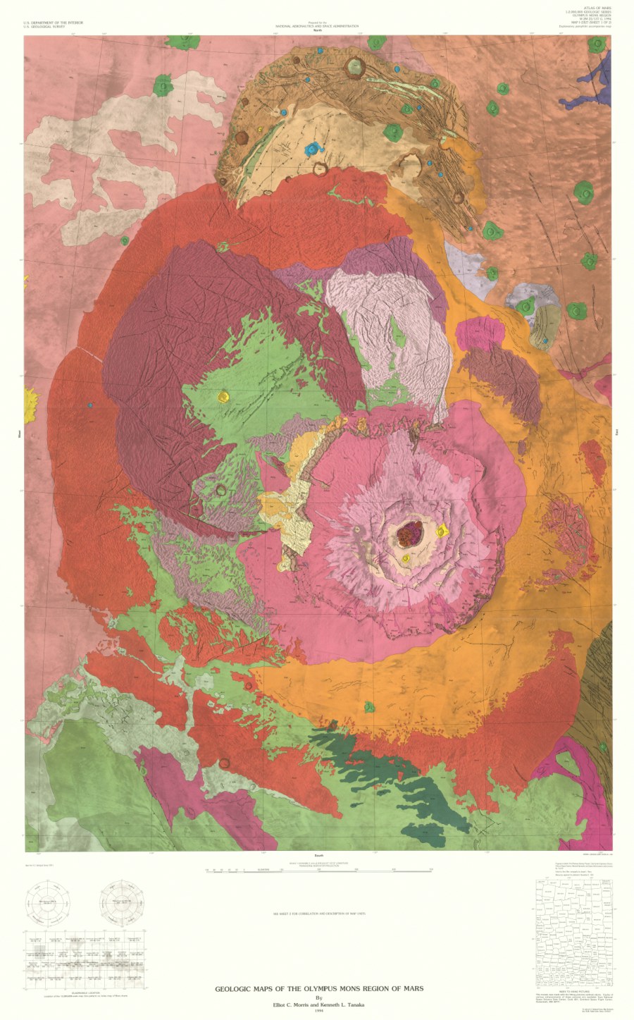 Geologic Maps of the Olympus Mons Region of Mars