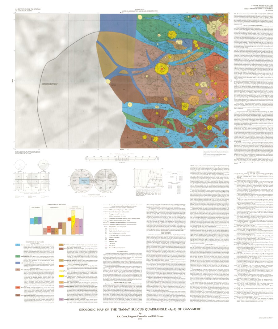 Geologic Map of the Tiamat Sulcus Quadrangle (Jg-9) of Ganymede