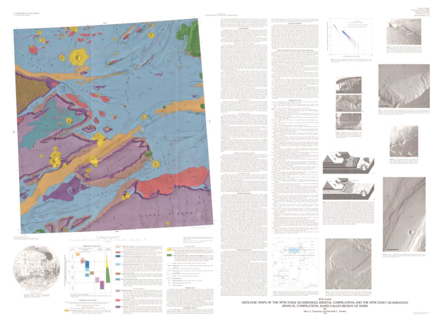 Geologic Maps of the MTM 25062 Quad (Digital Compilation) and the MTM 25067 Quad (Manual Compilation), Kasei Valles Region of Mars