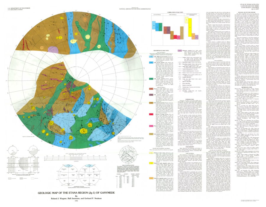 Geologic Map of the Etana Region (Jg-1) of Ganymede