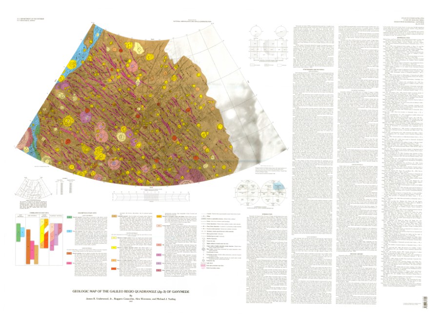 Geologic Map of the Galileo Regio Quadrangle (Jg-3) of Ganymede