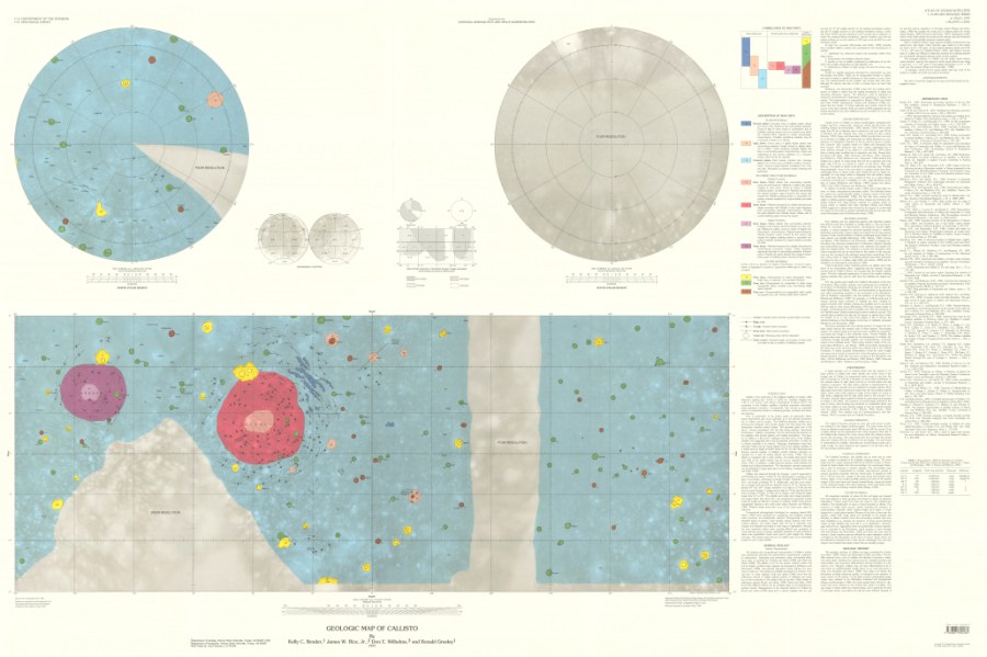 Geologic Map of Callisto