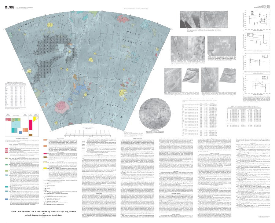 Geologic Map of the Barrymore Quadrangle (V-59), Venus