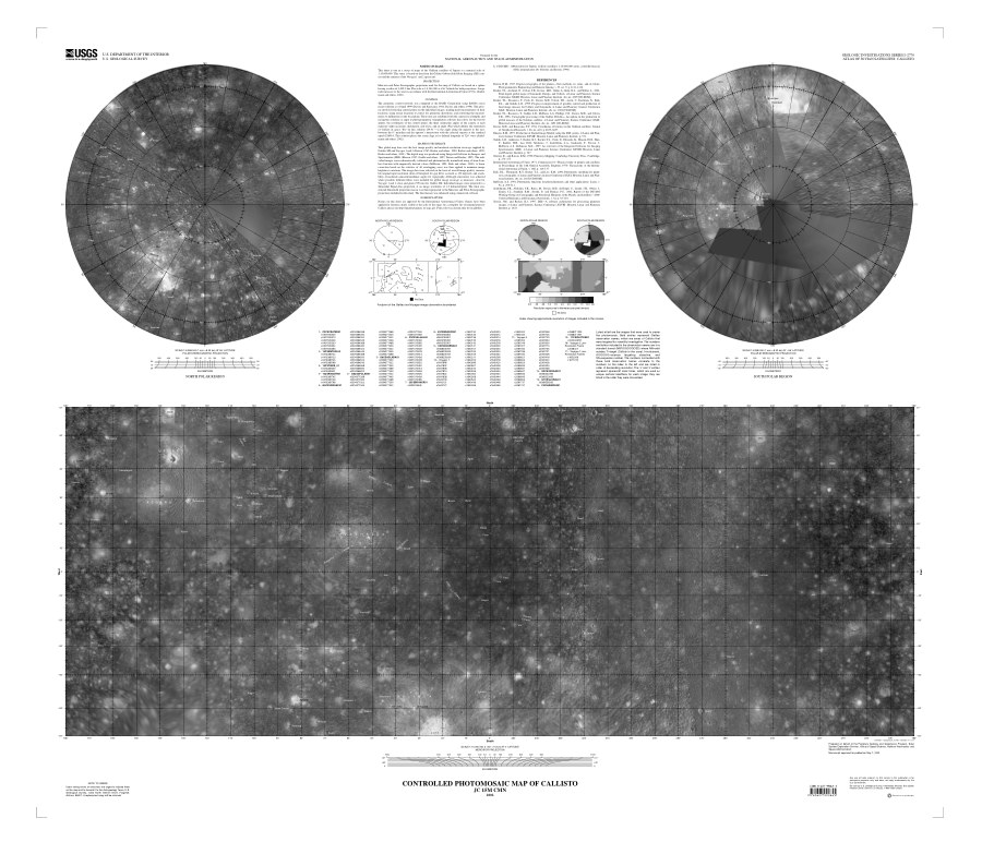 Controlled Photomosaic Map of Callisto