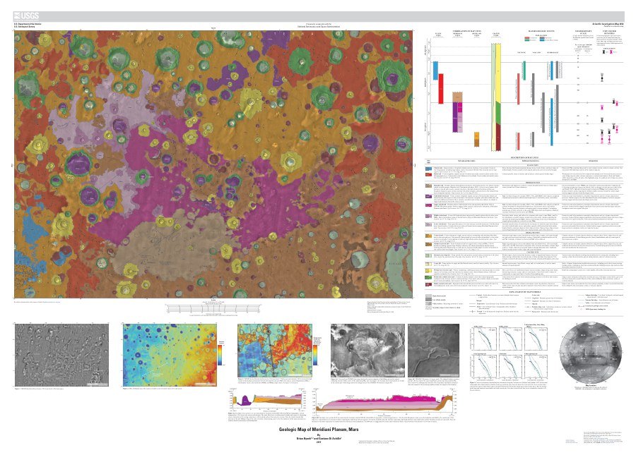 Geologic Map of Meridiani Planum, Mars