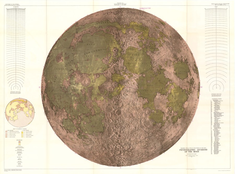 Lunar Rays - Engineer Special Study of the Surface of the Moon