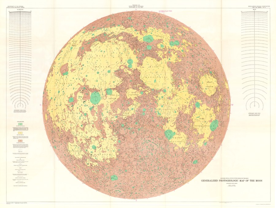 Lunar Rays - Engineer Special Study of the Surface of the Moon