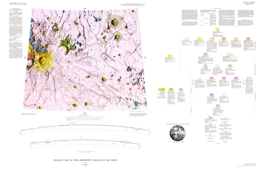 Geologic Map of the Aristarchus Region of the Moon