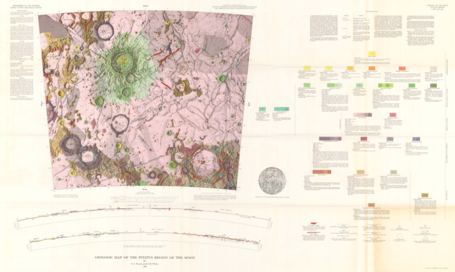 Geologic Map of the Pitatus Region of the Moon
