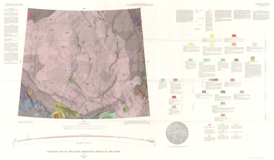 Geologic Map of the Mare Serenitatis Region of the Moon