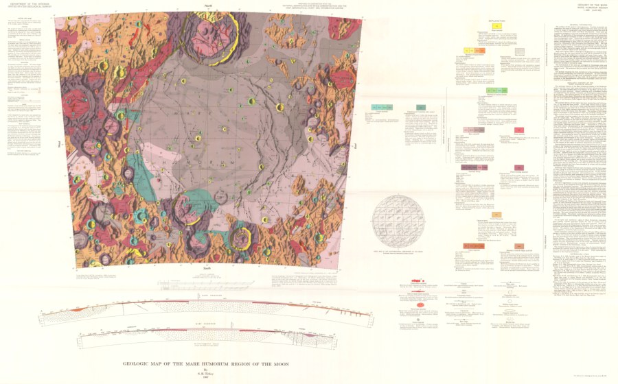 Geologic Map of the Mare Humorum Region of the Moon