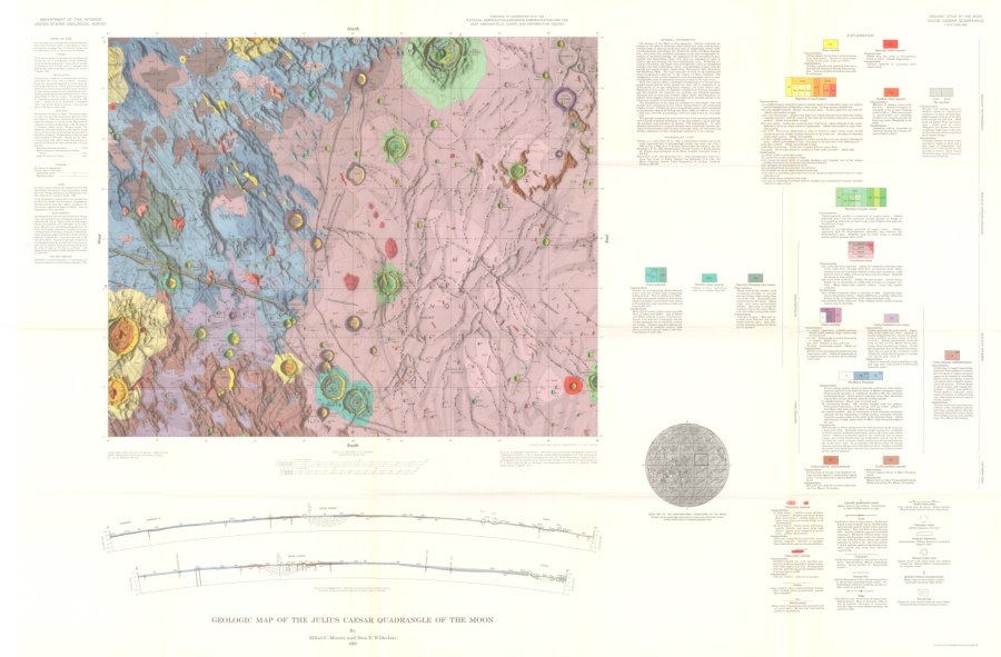 Geologic Map of the Julius Caesar Quadrangle of the Moon